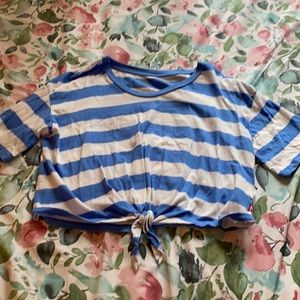 Cropped Levi top, size S